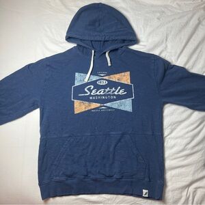 League Navy Seattle Graphic Hoodie